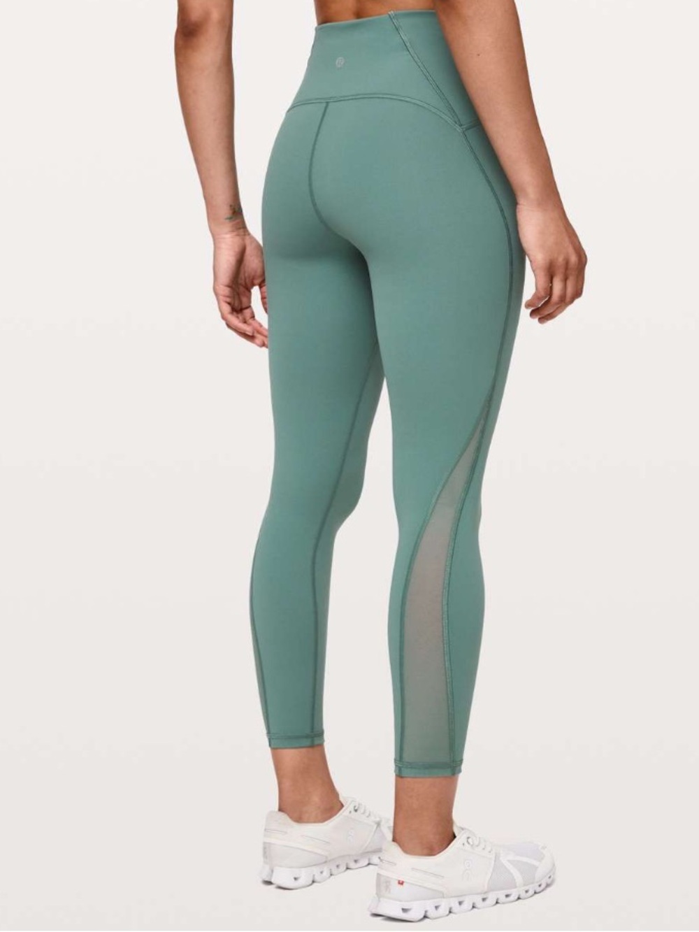 Lululemon Train Times Leggings 25" Frosted Pine Size 8